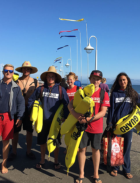 Santa Cruz Jr. Lifeguard Captain Corp